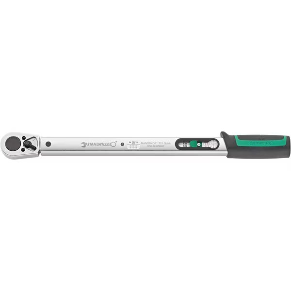 MANOSKOP torque wrench ratchet No.721/15 QUICK 30-150 N·m sq drive 1/2, Stahlwille Tools, Mfr#: 50204015